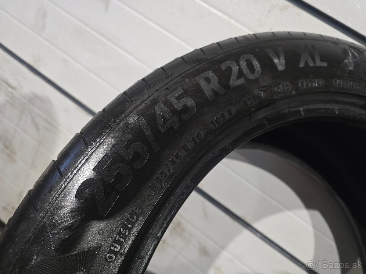 Zánovné Letné Pneu Continental 255/45 R20 - 4