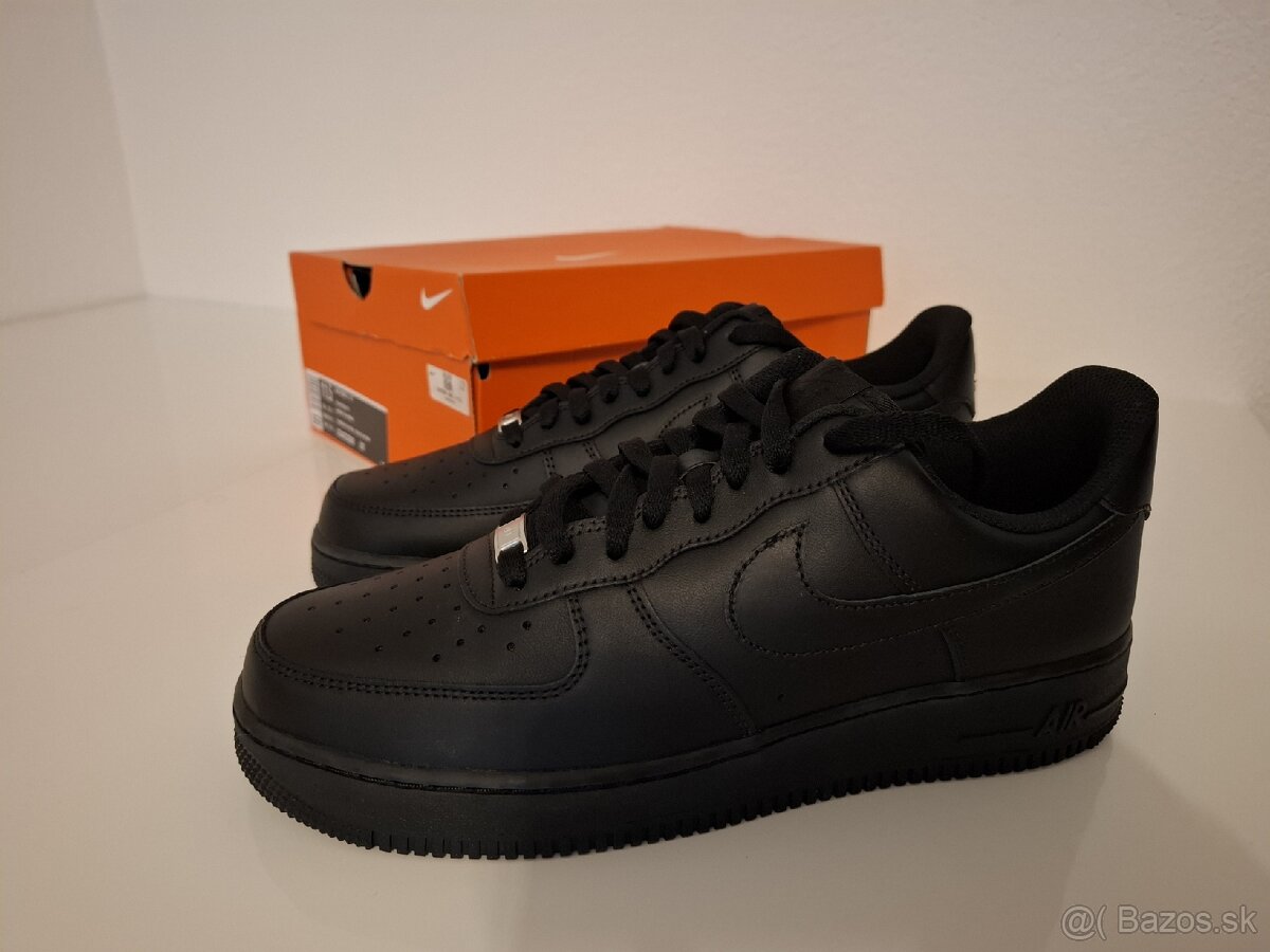 NIKE AIR FORCE 1- black-45,5 - 4
