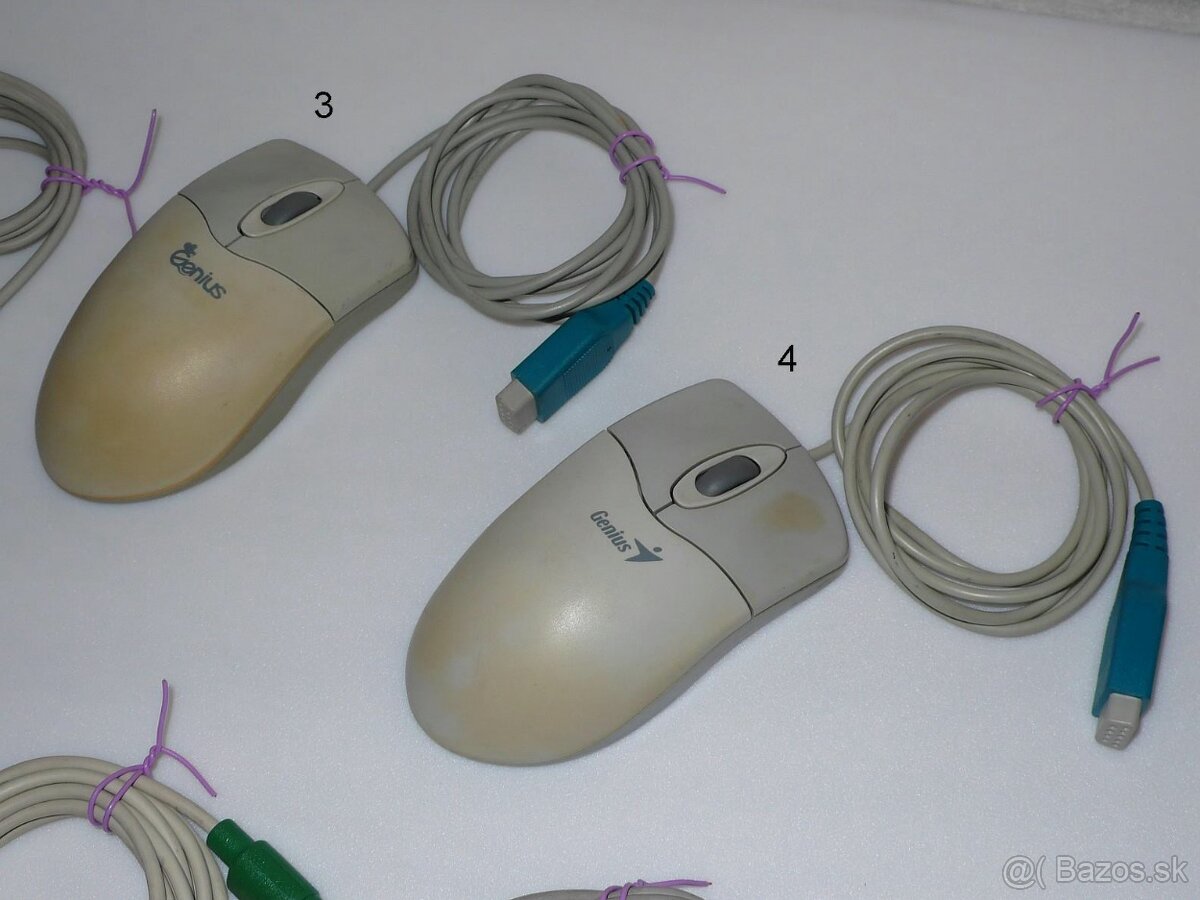 Predám Retro myši na serial, PS/2, a USB port - 4