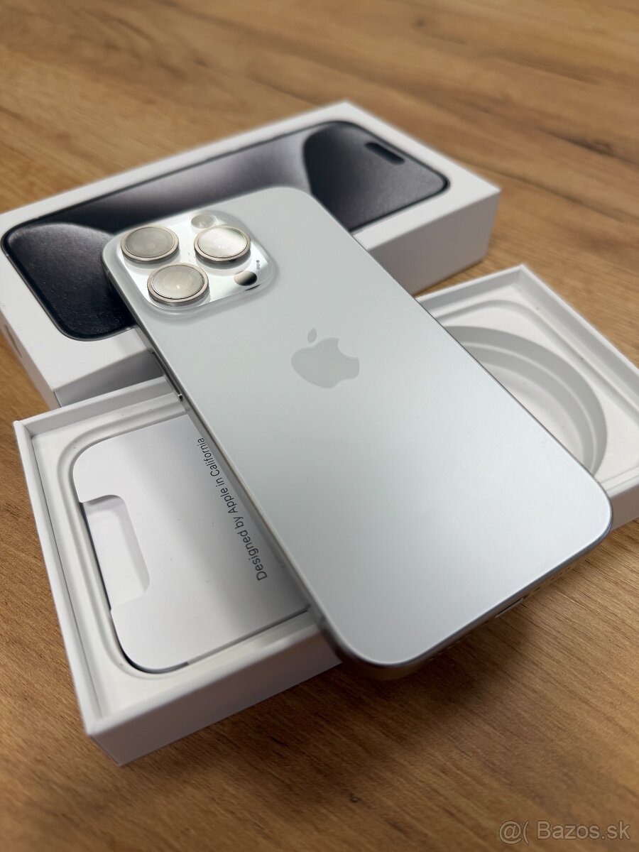 iPhone 15 Pro 256GB White Titanium - 4