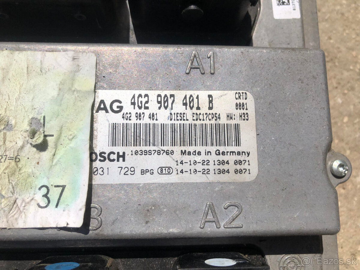 Riadiaca jednotka motora Audi A6 C7 (4G2907401B) - 4