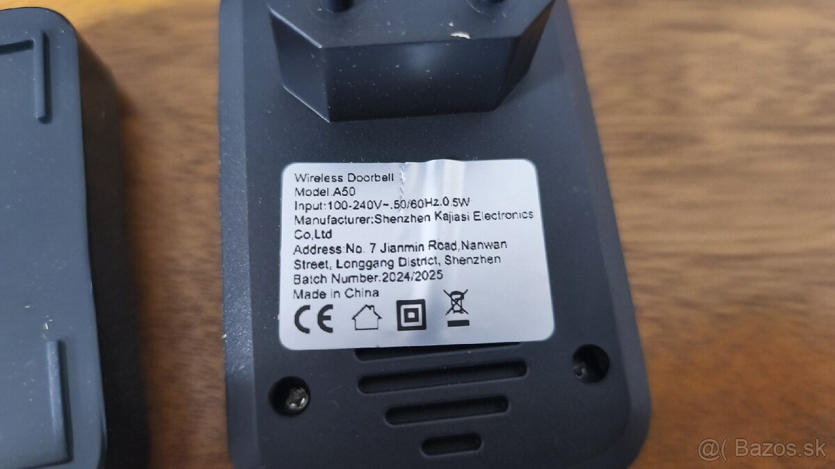 Bezdrôtový domový zvonček - NOVÝ - 4