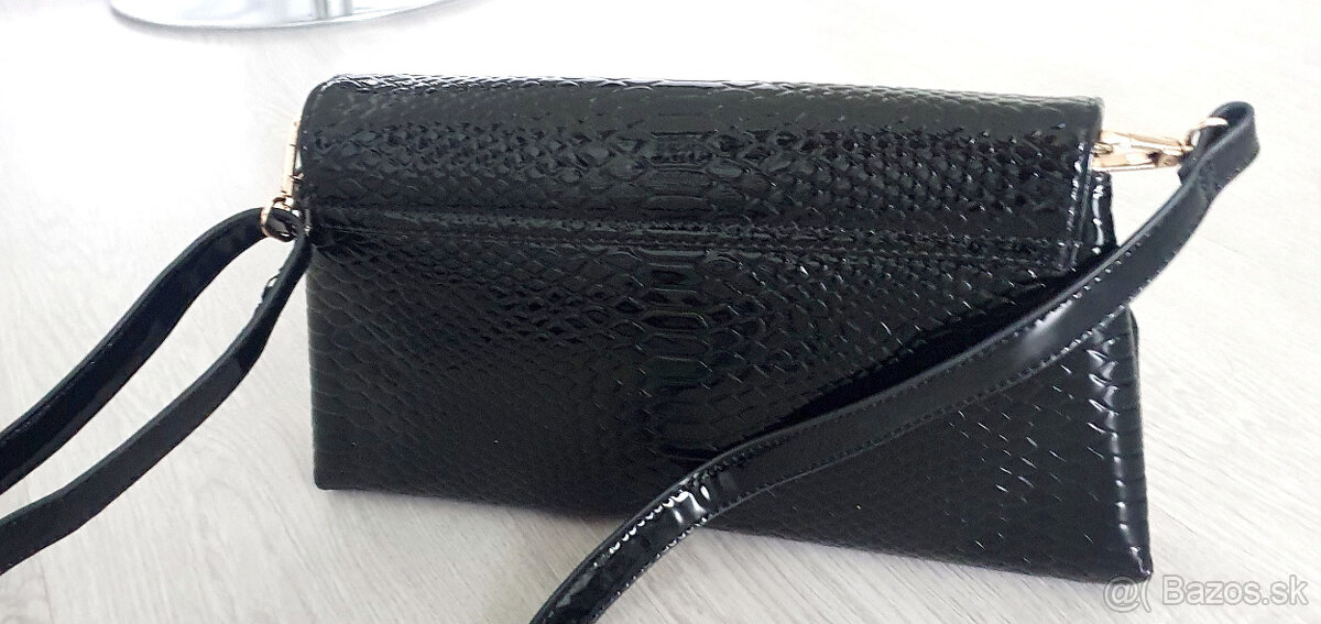 Elegantná čierna kabelka - 4