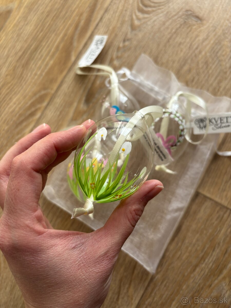 Ručne robené sklenené vajíčka - 4