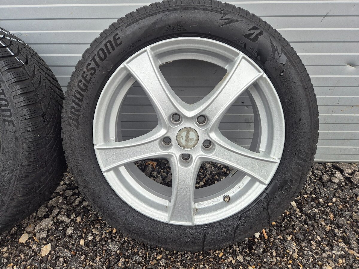 Zimná sada 5x112 R17 ET43 Borbet Škoda Seat Volkswagen - 4