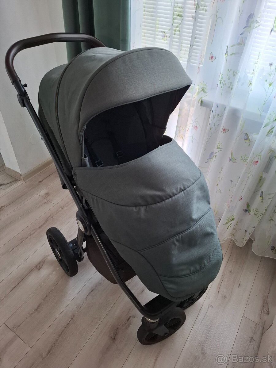 Predám kočík Roan coss night green - 4