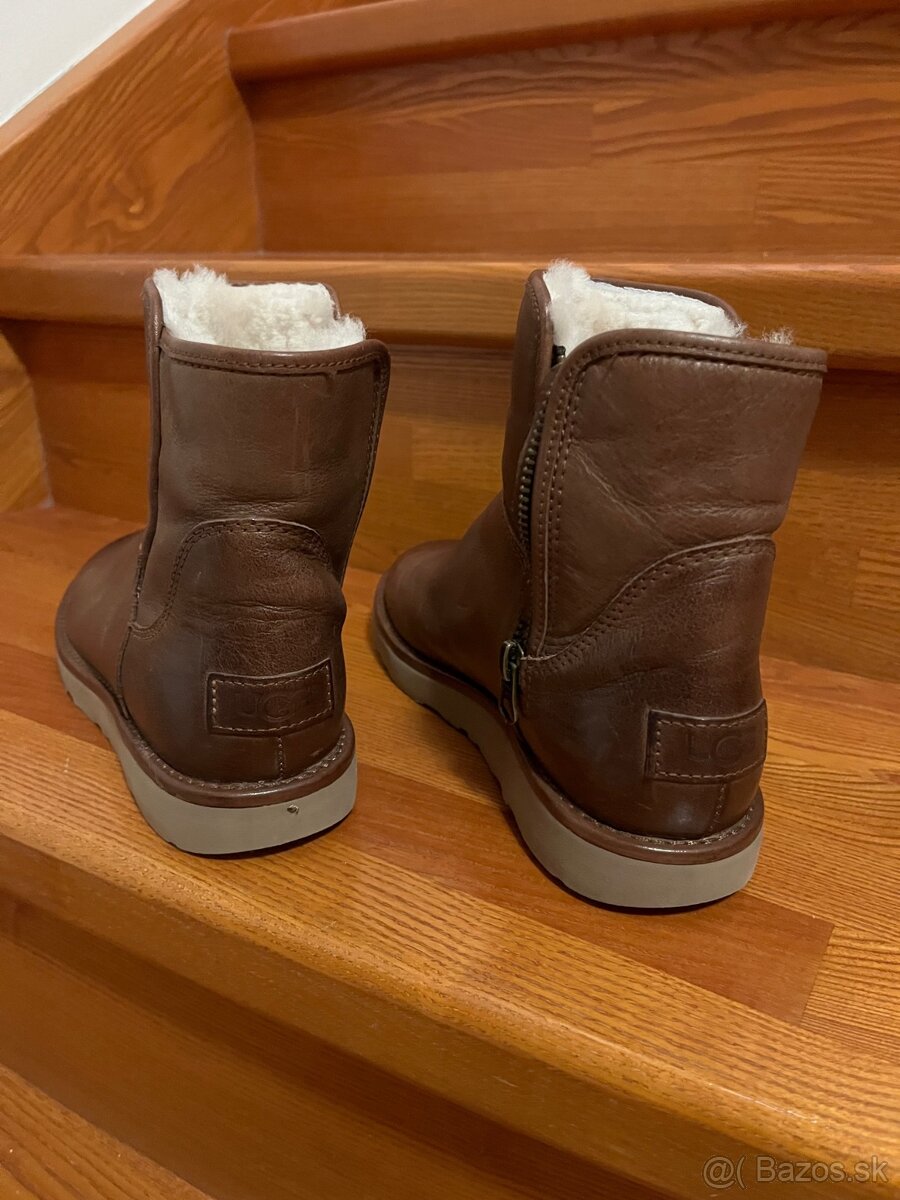 UGG kožené nové hnede - 4