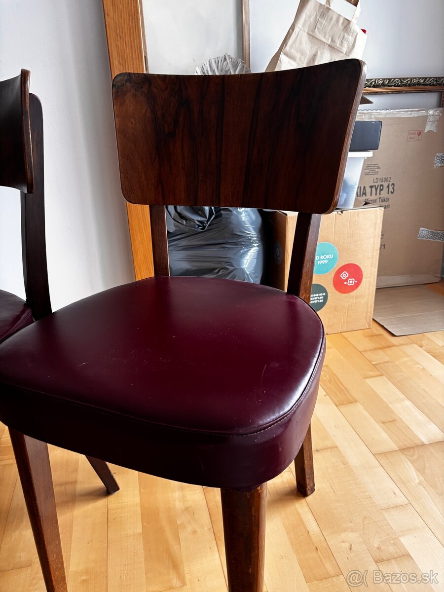 Thonet 4xstoličky 1947 - 4