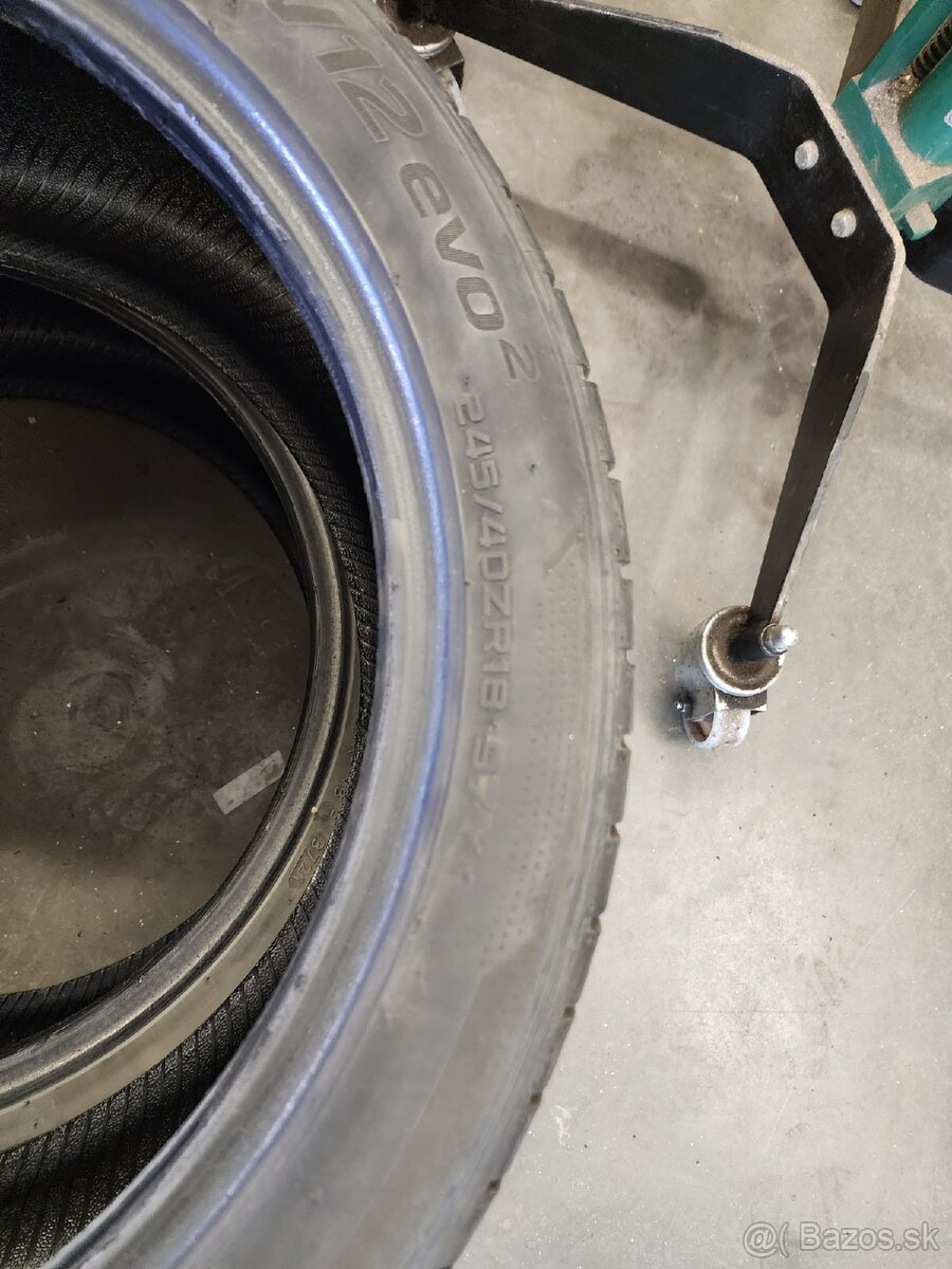 Predám letné pneumatiky Hankook 245/40r18 - 4