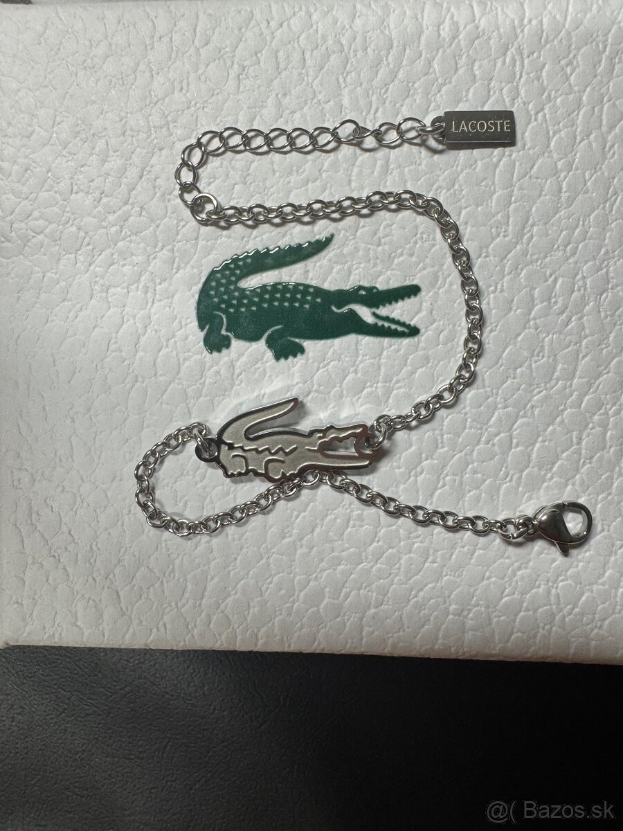Strieborný náramok Lacoste - 4