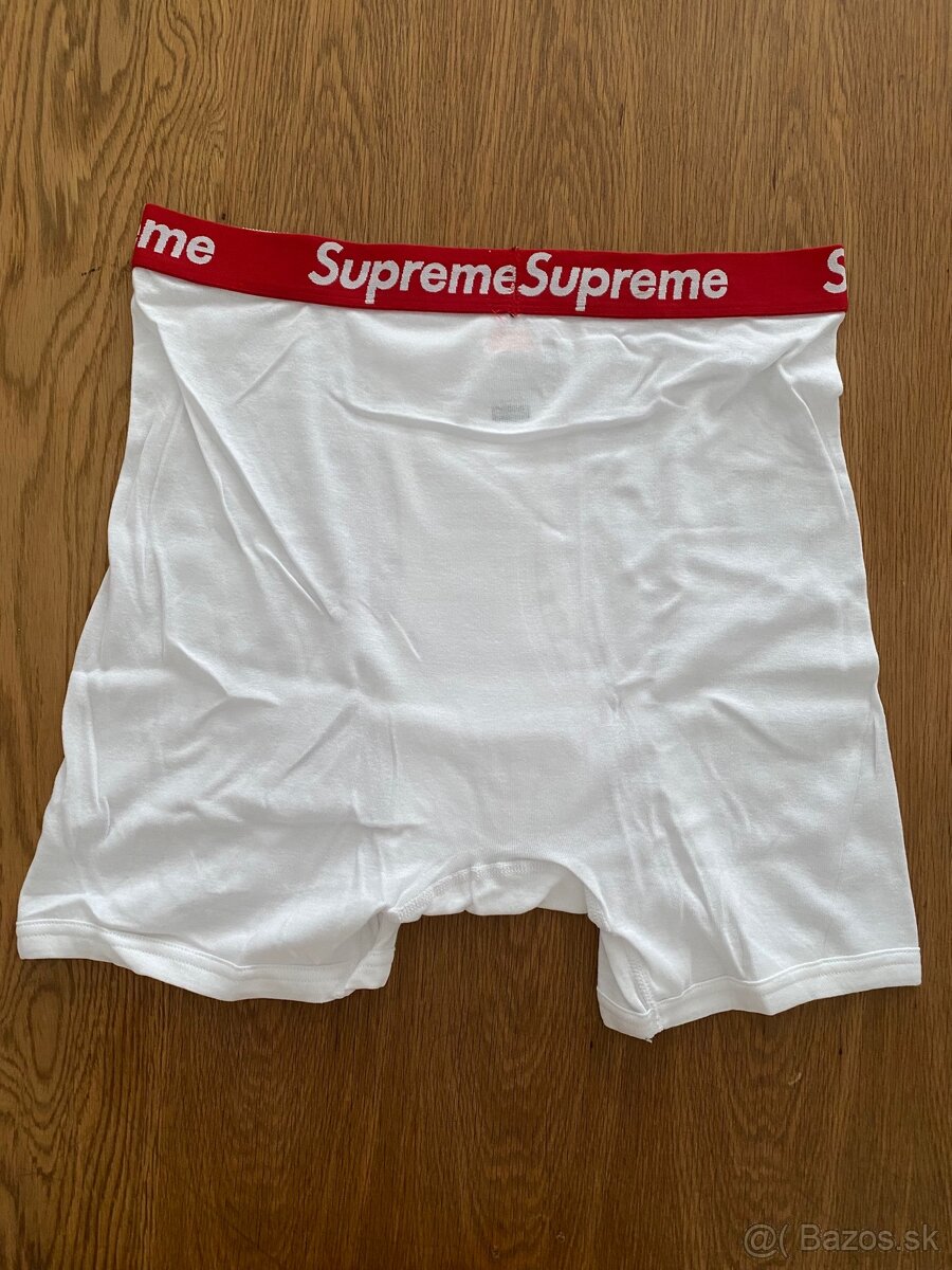 Biele supreme boxerky L - 4