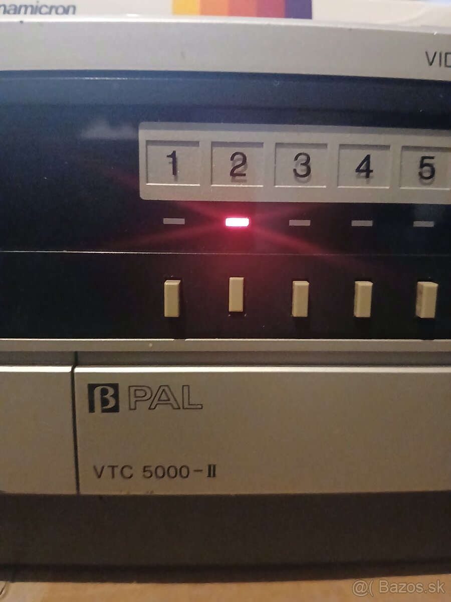 Videorekordér Betamax Sanyo VTC 5000 - - 4