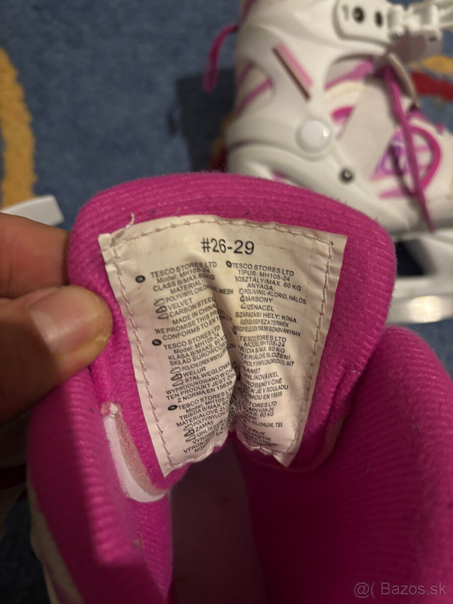 Dievcenske korcule nastavitelne 26 - 29 - 4