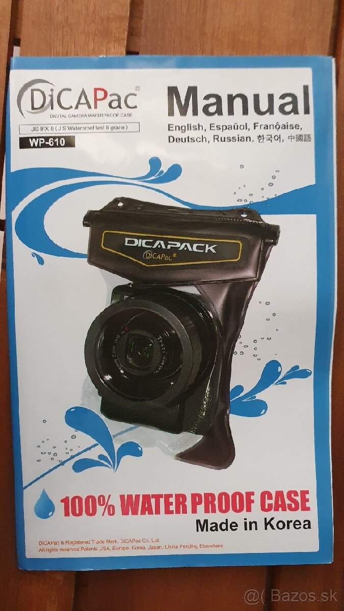 DiCAPac WP-610 Podvodné púzdro
pc. 40€
- 4
