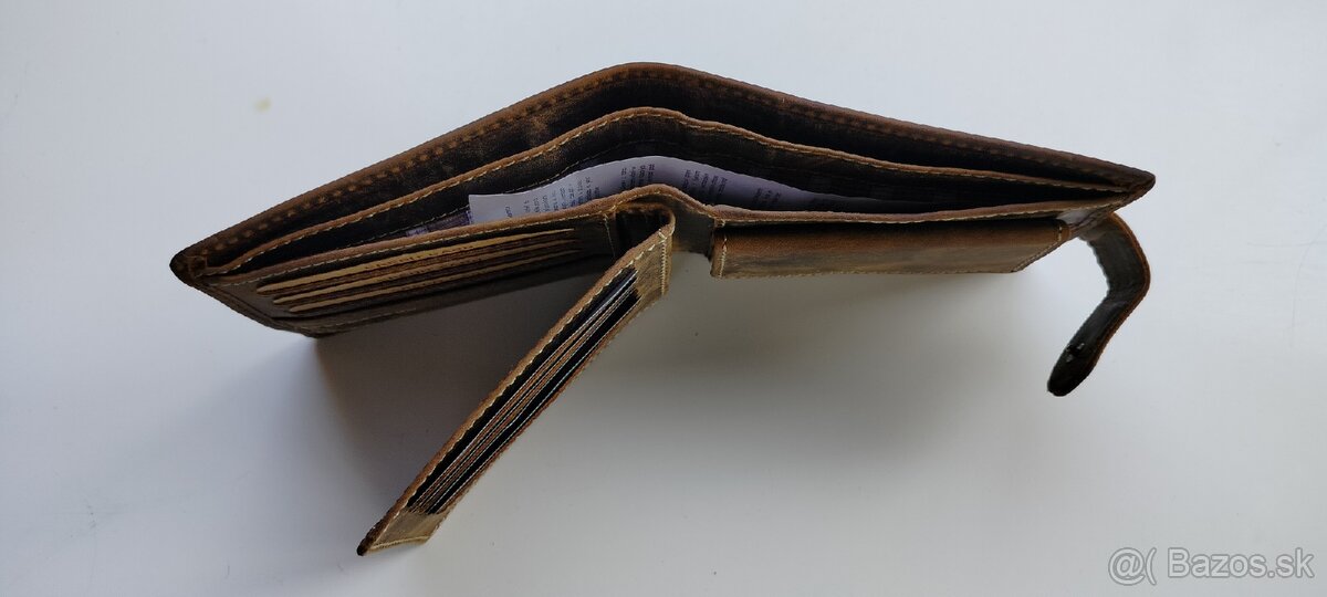 Pánska kožená peňaženka Lara Bags - 4