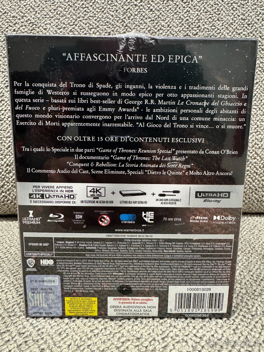 Bluray - UHD Game of Thrones séria - nové - 4