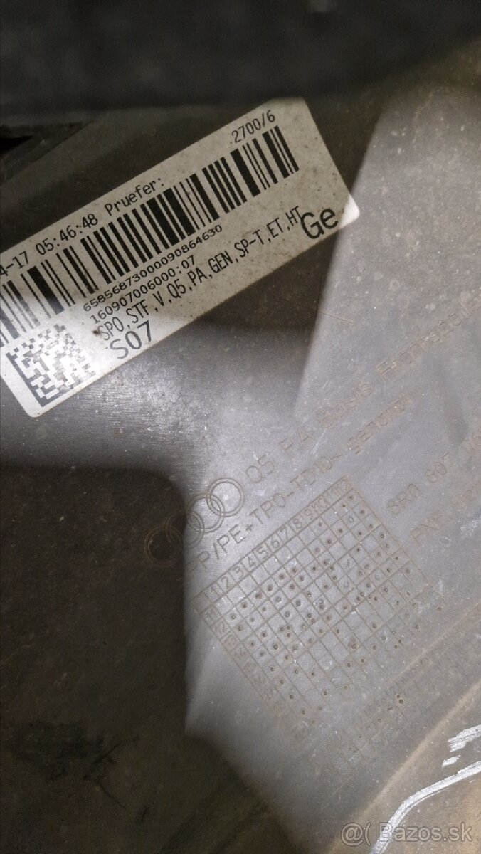 PREDNY NARAZNIK Q5 pa 8r0807061e - 4