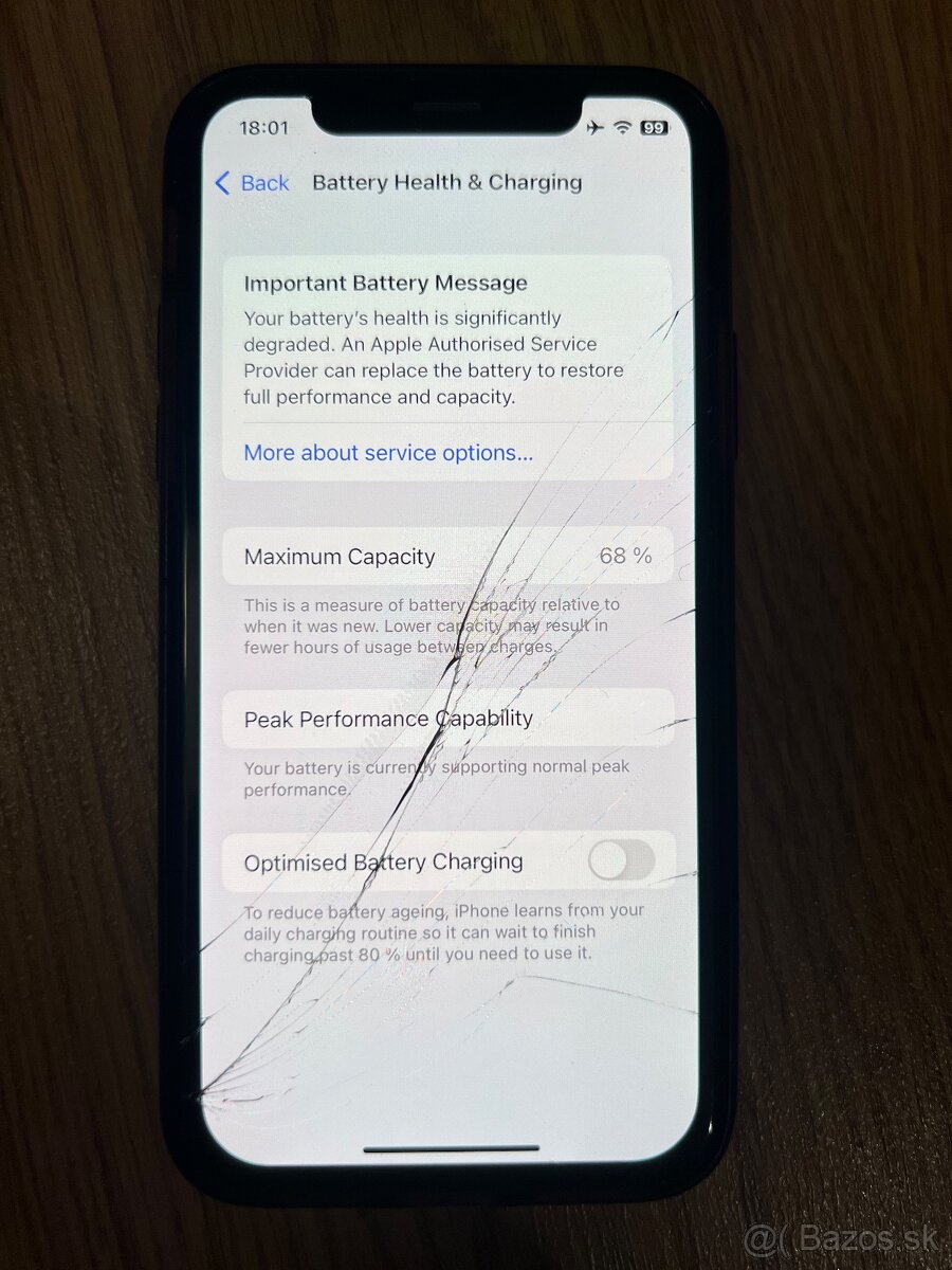 iPhone X 256GB prasknutý display - 4