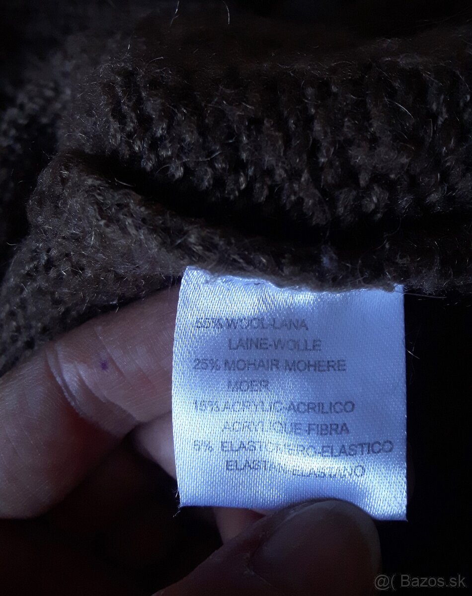 Mohérovo - vlnený teplý sveter - 4