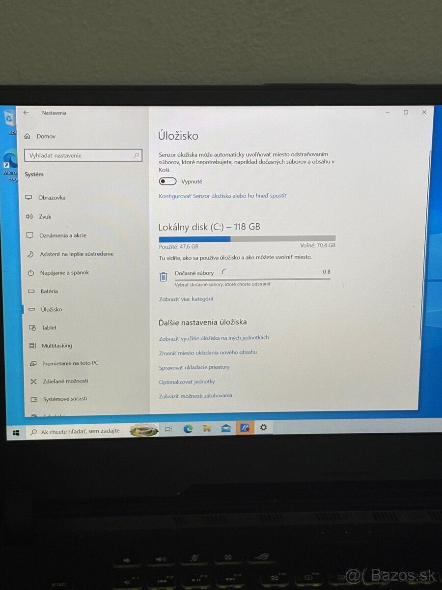 Predám Herny Notebook Asus ROG Strix G531GT - 4