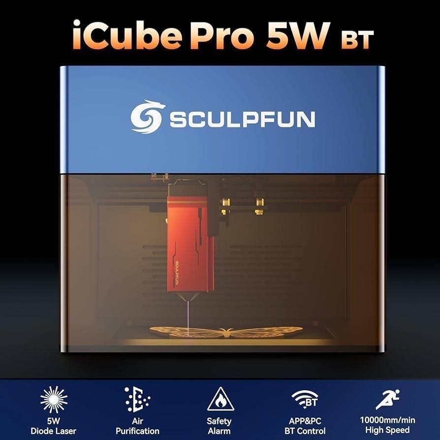 Laser SCULPFUN iCube Pro - 5W - 4