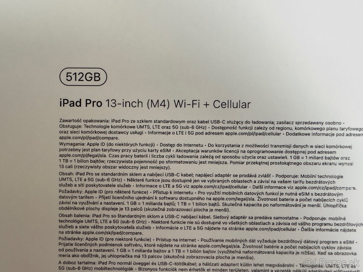 Apple Ipad Pro 13" M4 512GB Wifi + Cellular - 4