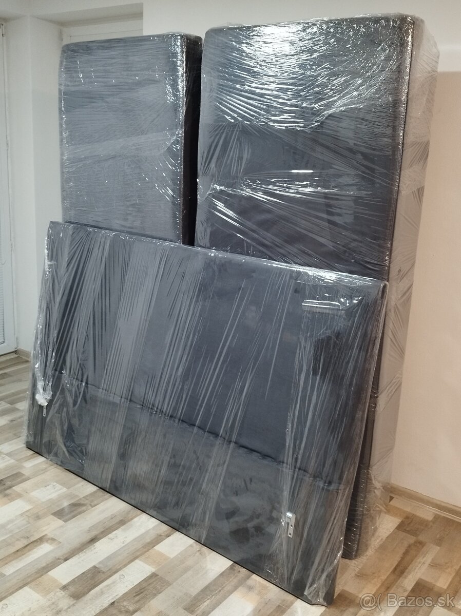 manzelska postel 160x195x43 cm - 4