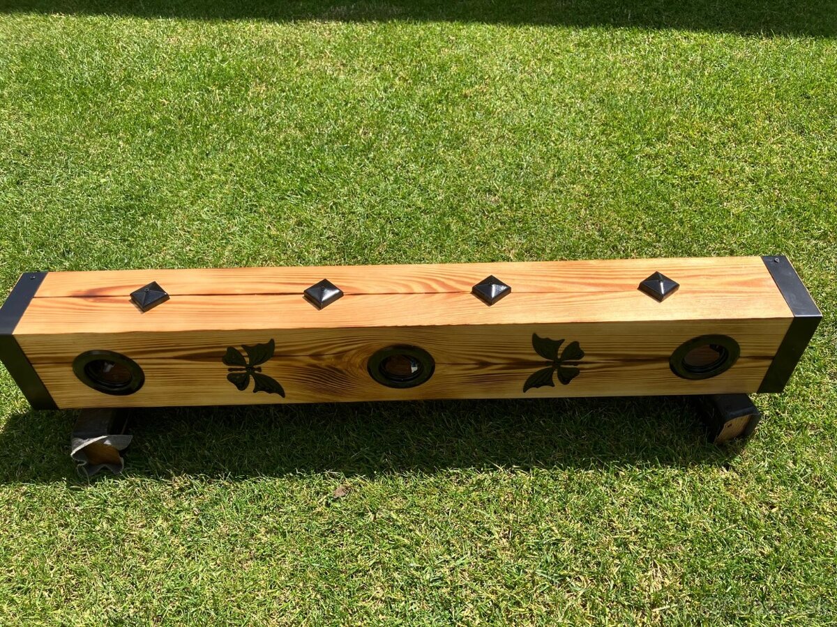 Lustre drevený hranol - 4