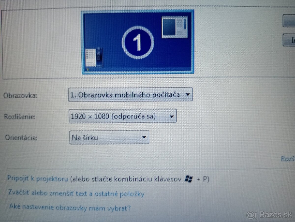 Dell Inspiron - Intel core i5 -8gb ram - Win 7 - bez baterky - 4