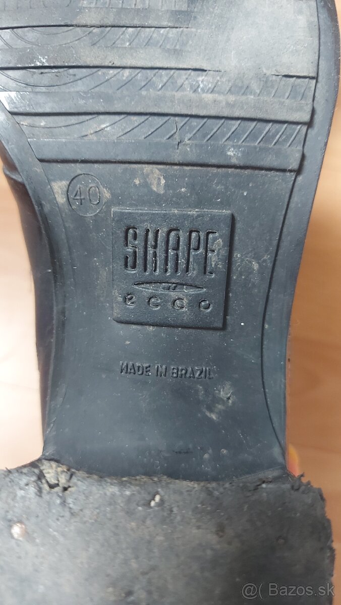 Kožené topanky Ecco Shape - 4