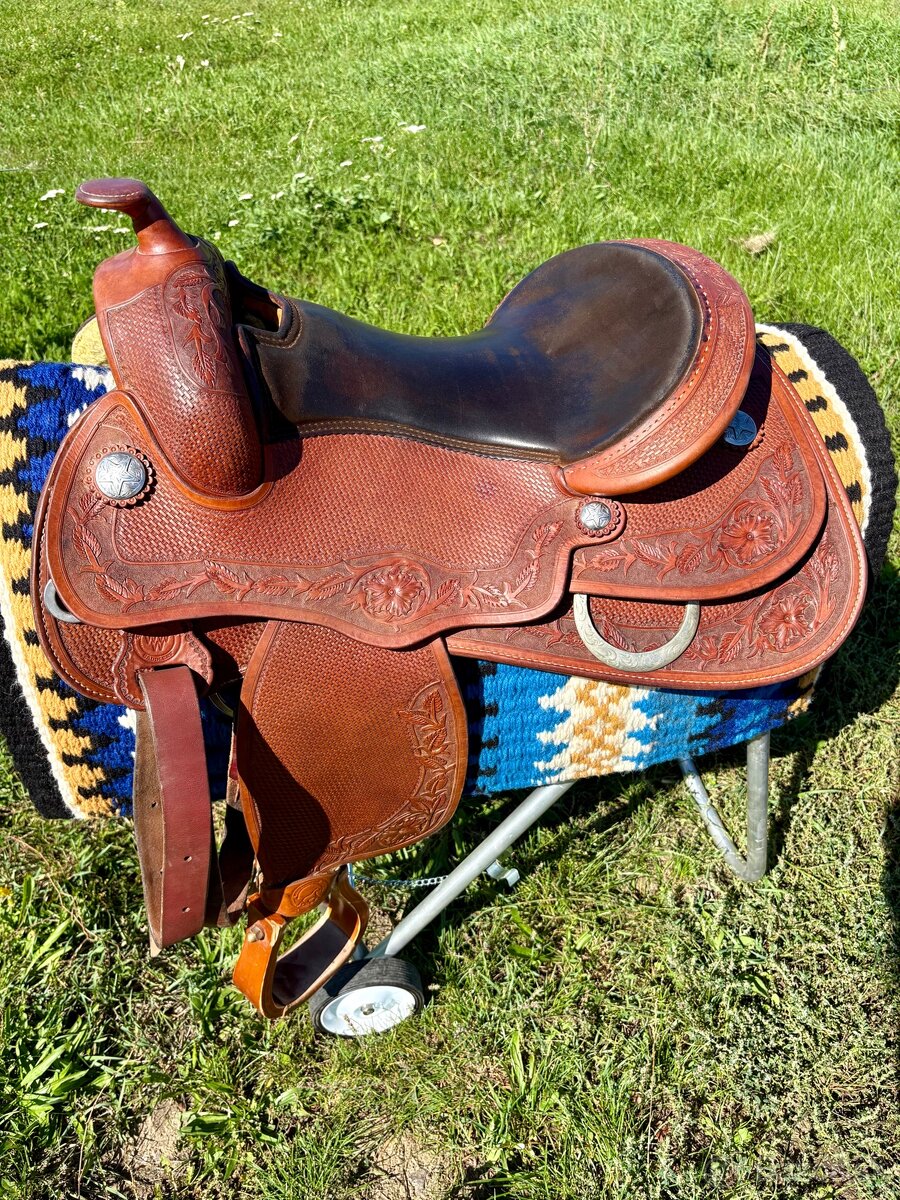 Westernové sedlo Triple W - 4
