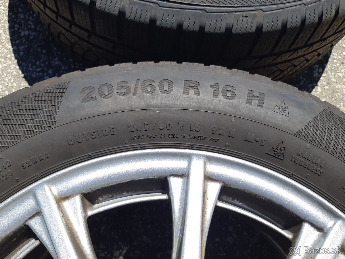 23. Mercedes C Alu disky 205/60 R16 - 4