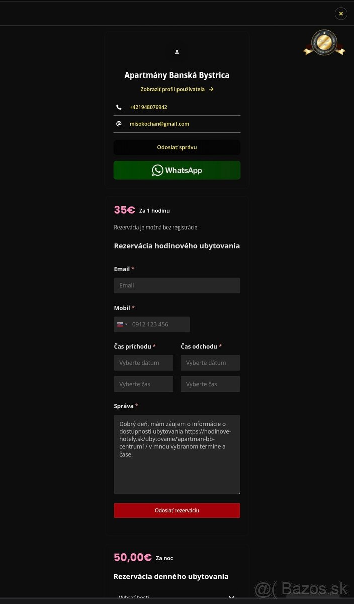 hodinove-hotely.sk Inzercia Zadarmo - 4