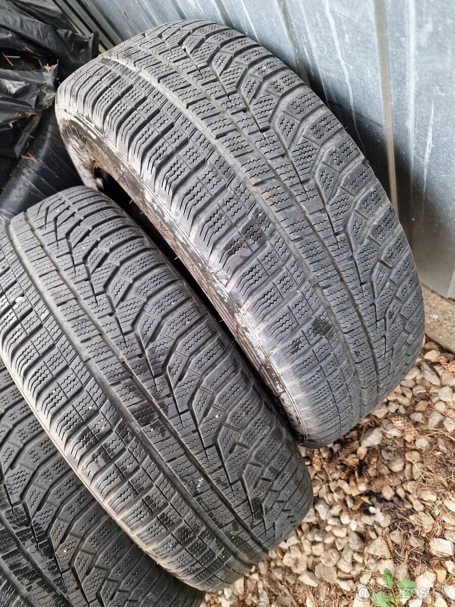 5x110 R16 - plech. disky + 205/60 R16 M+S Hankook (OPEL) - 4