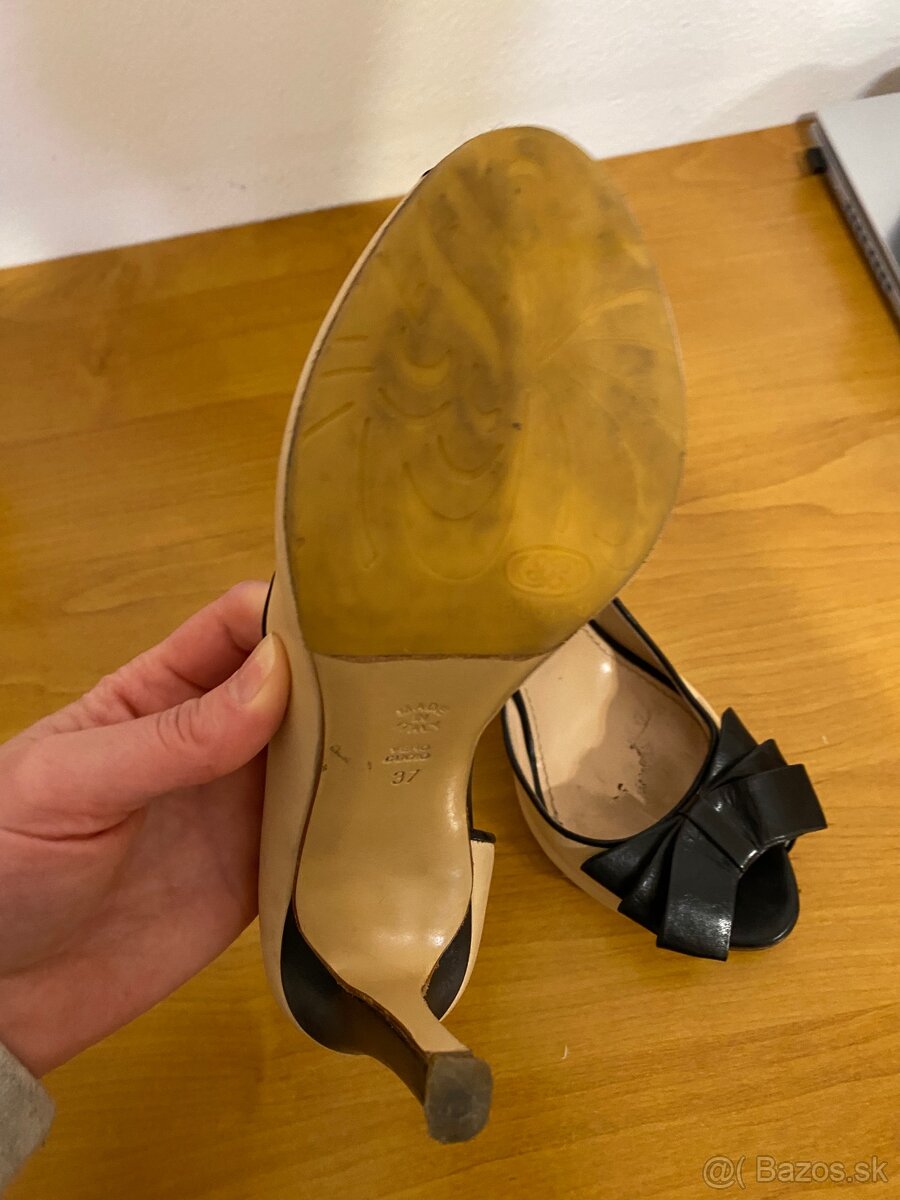 Dámske kožené letné topánky - 4