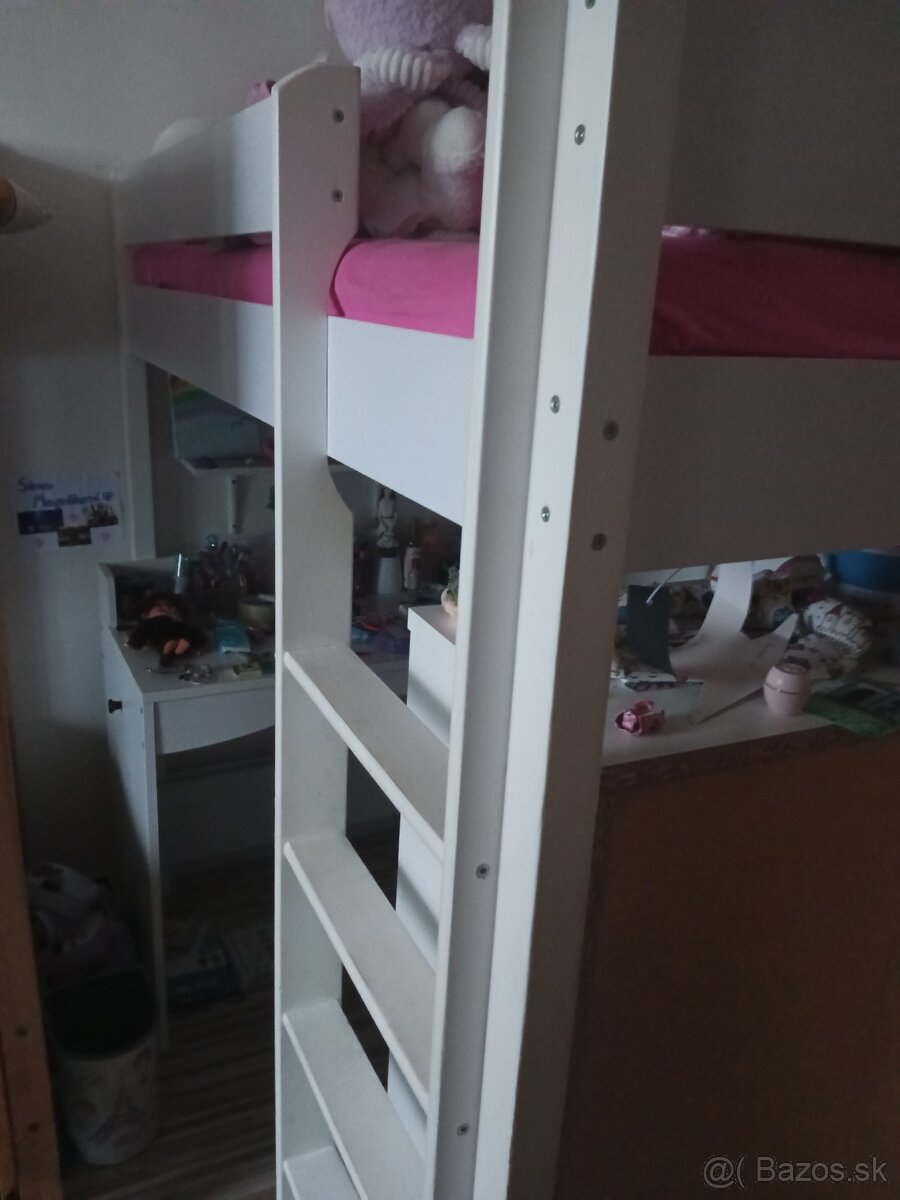 Dievčenská vyvýšená posteľ - 4