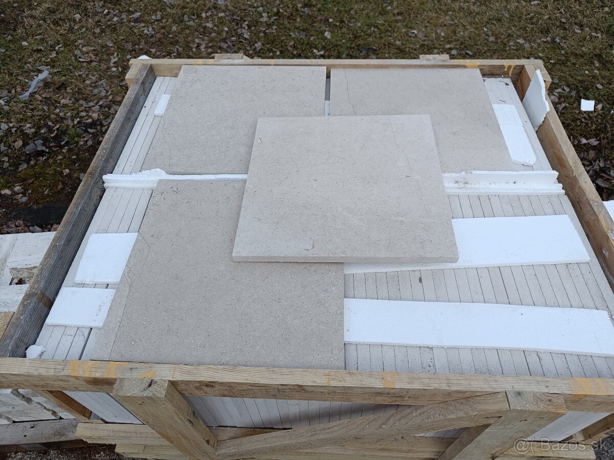 Interiérová dlažba vápenec brúsený - 4