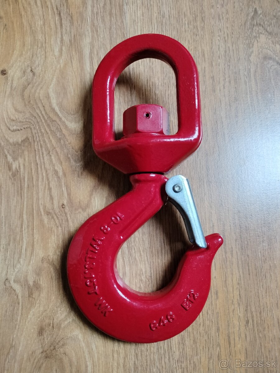 Otočný hák 3ks - 4