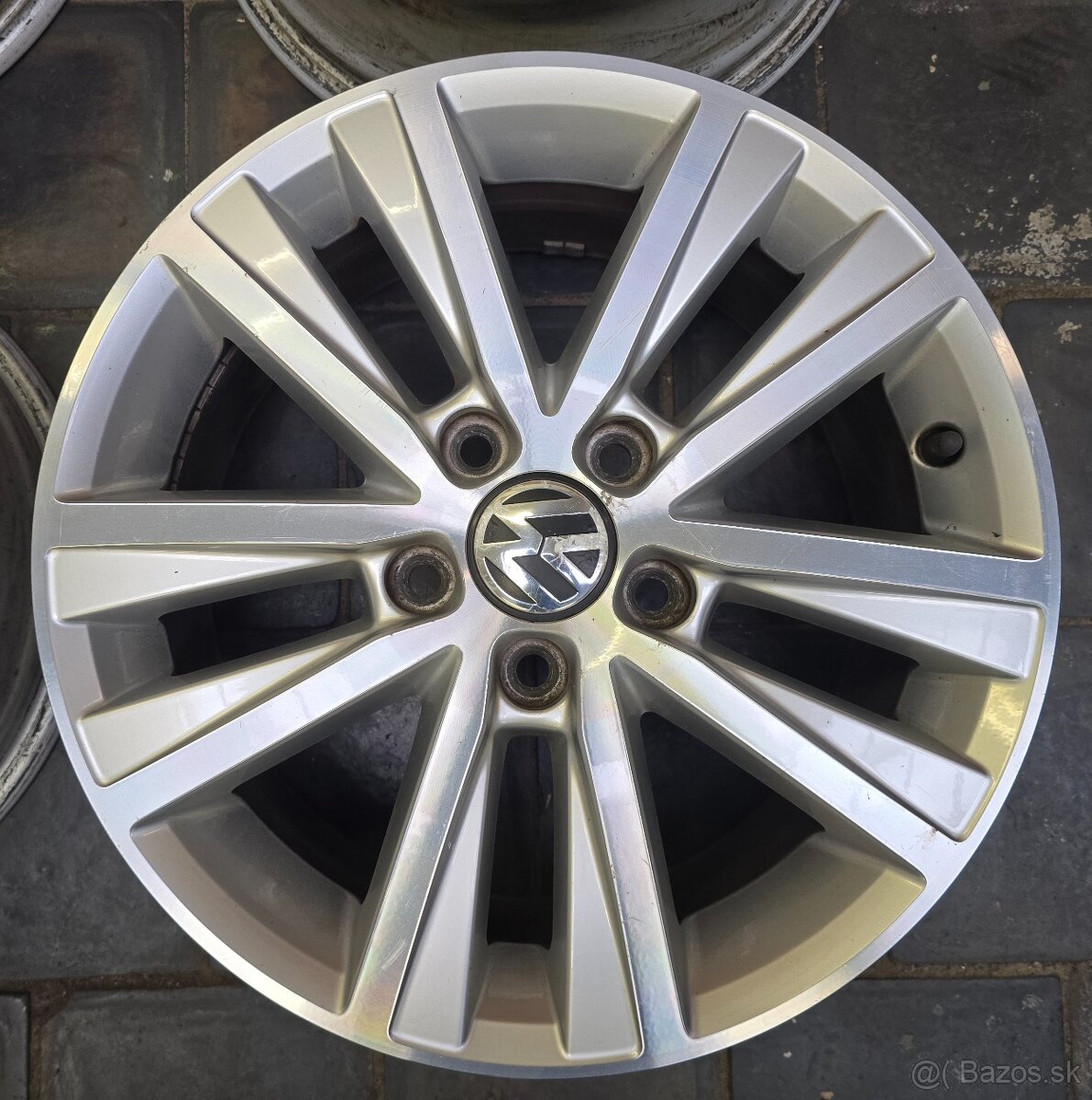 ORIGINÁL VW HLINÍKOVÉ DISKY 5x112 R16 - 4