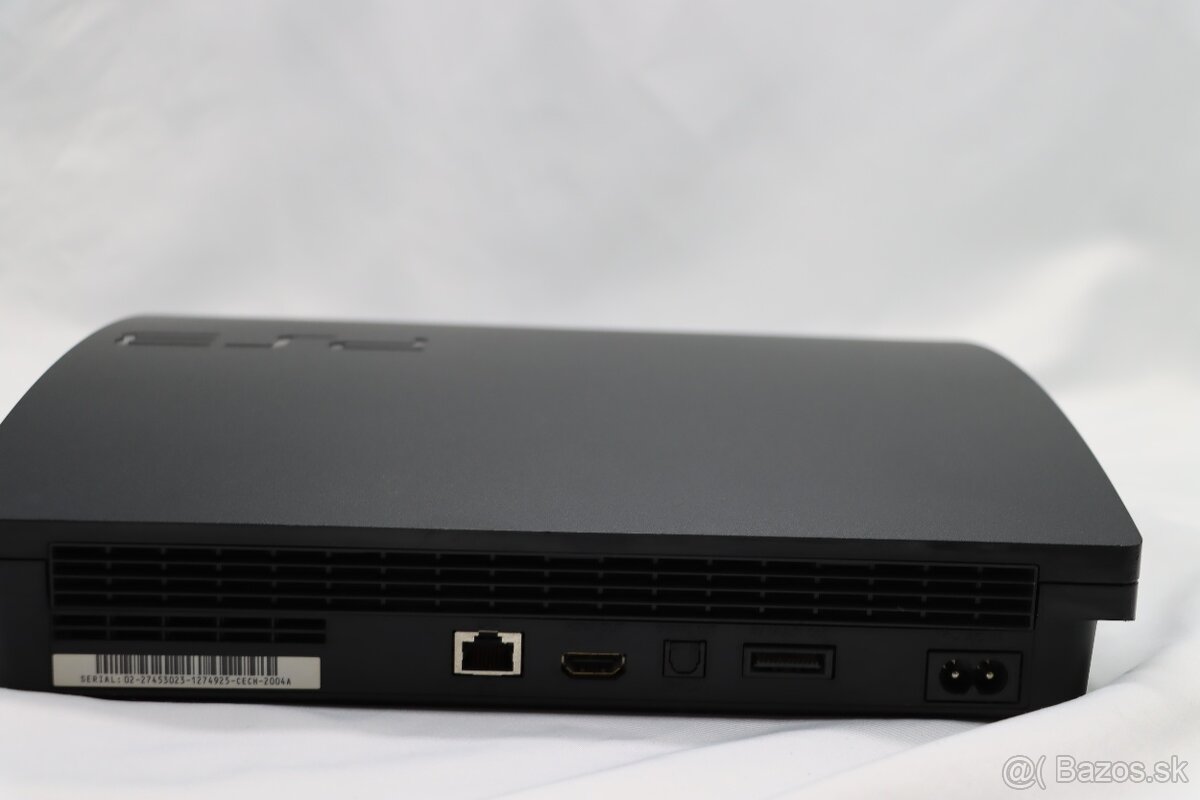 PlayStation 3 Slim CECH-2004A + ovládač + káble - 4