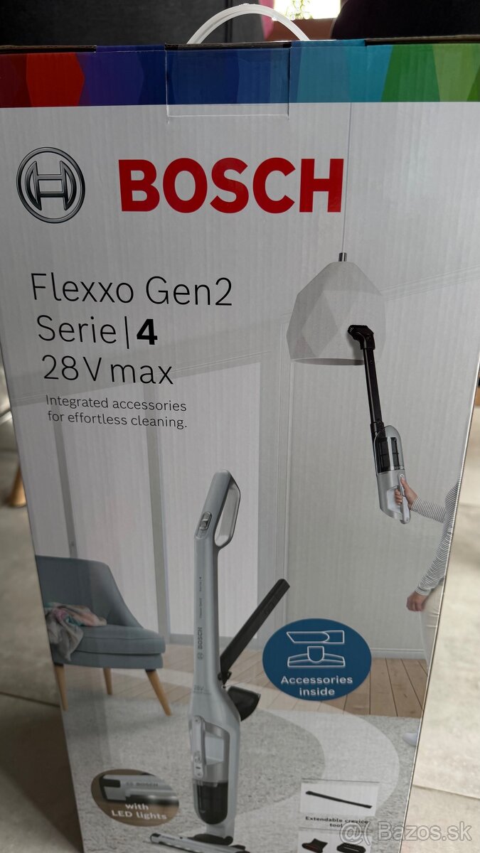 Tyčový vysávač Bosch Flexxo gen2 - 4