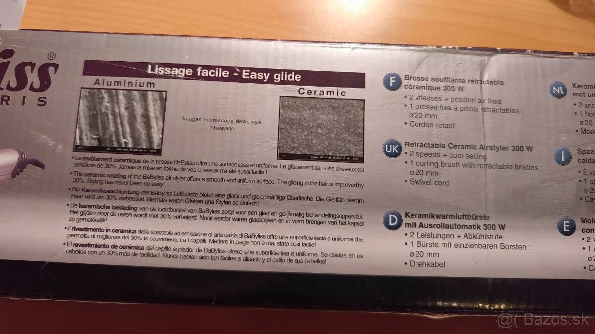 Teplovzdušná kefa/Kulmofén BaByliss - 4