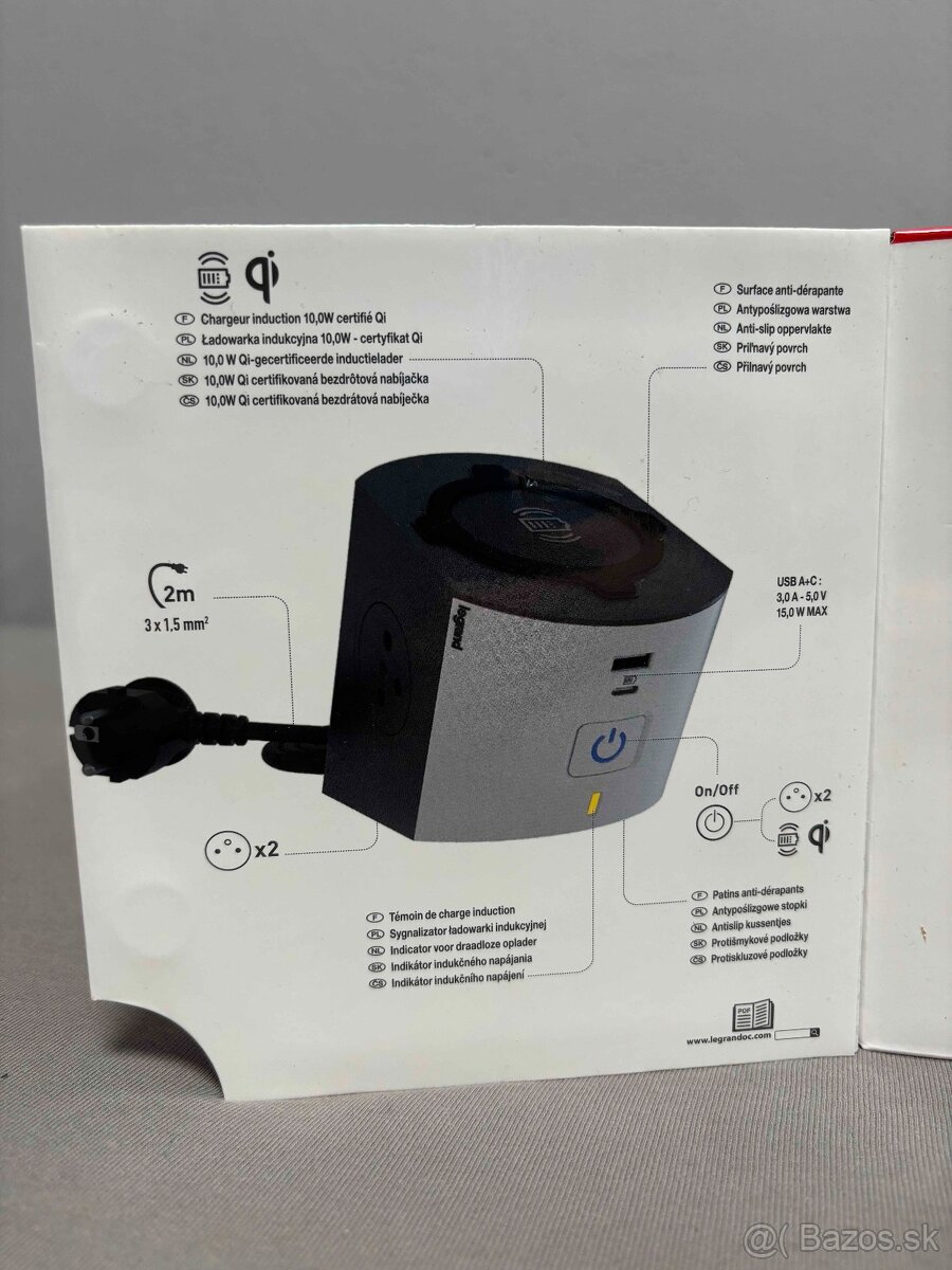 Stolová predlžovačka / nabíjacia stanica Legrand Multiprise - 4