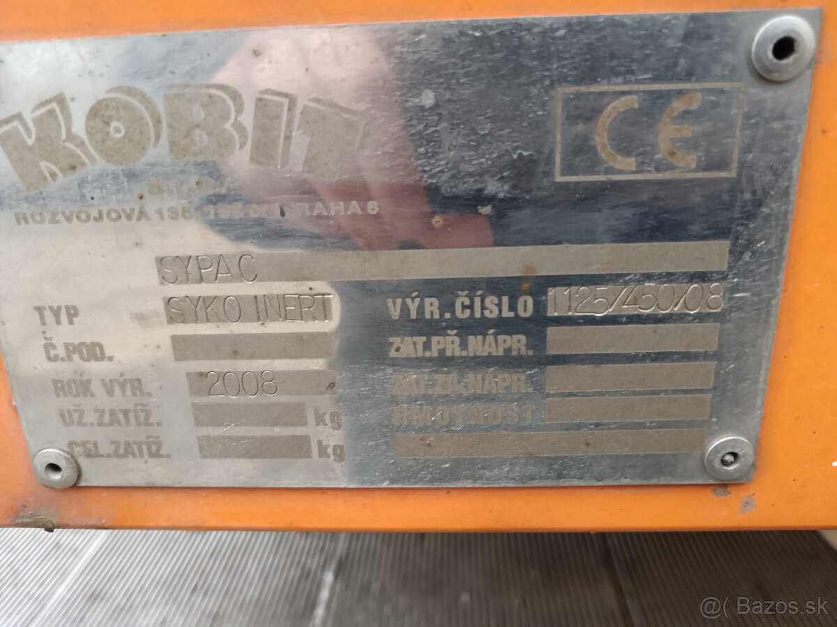 Kobit sypač inertních materiálůSyko 6M Inert tjermo - 4