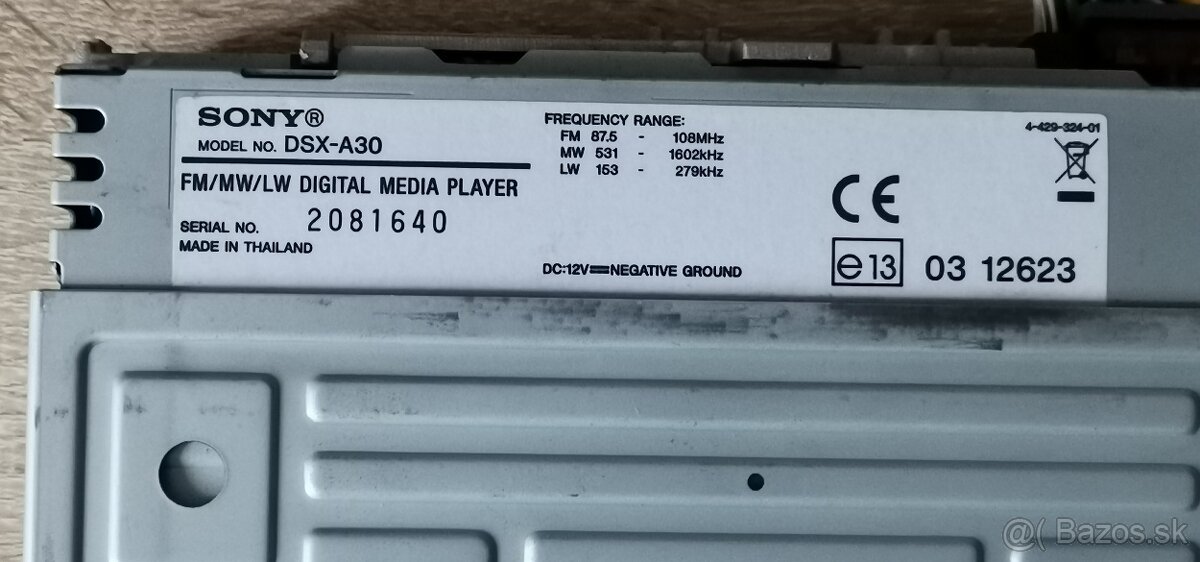 Sony DSX A30 - 4