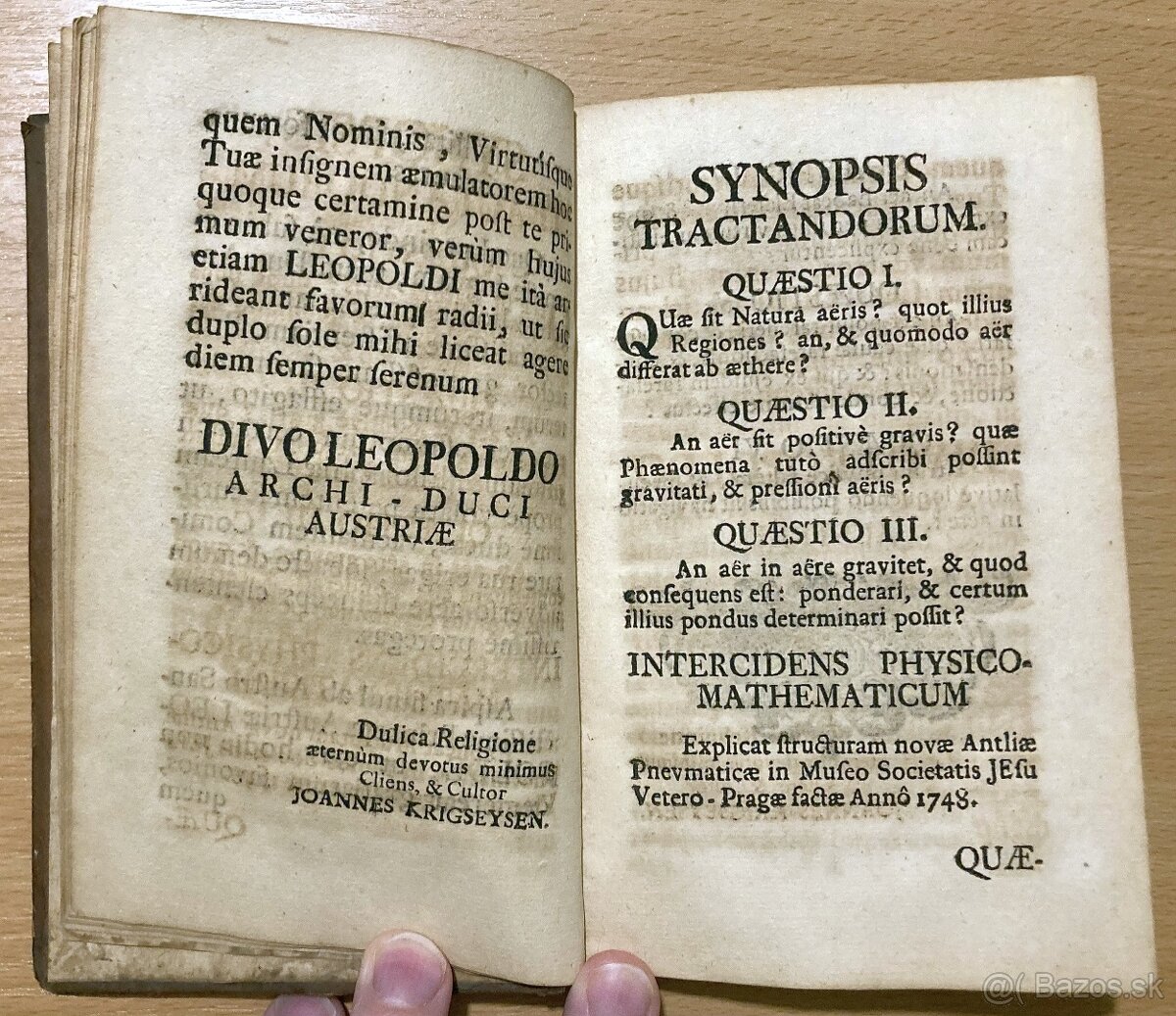 (fyzika/aerodynamika) J.Flaschner - De Elemento Aeris, 1748 - 4