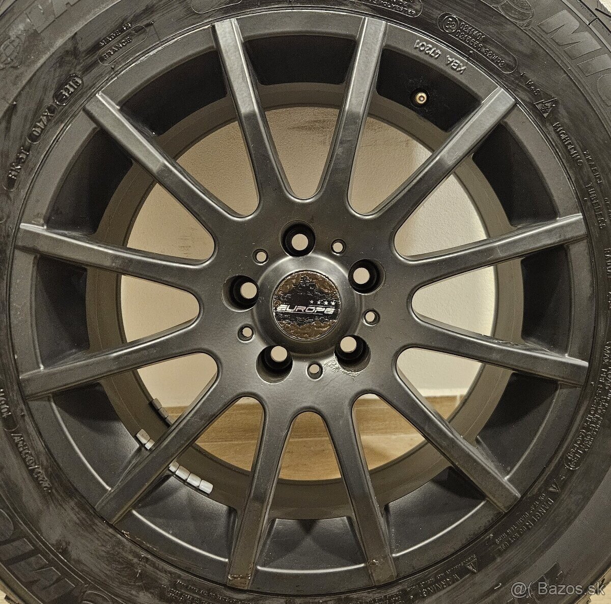Čierne hliníkové disky - 5x112 r17 - 4