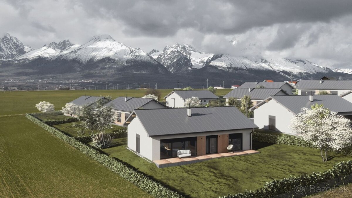 Moderný bungalov v Mlynici s výhľadom na Tatry - 4
