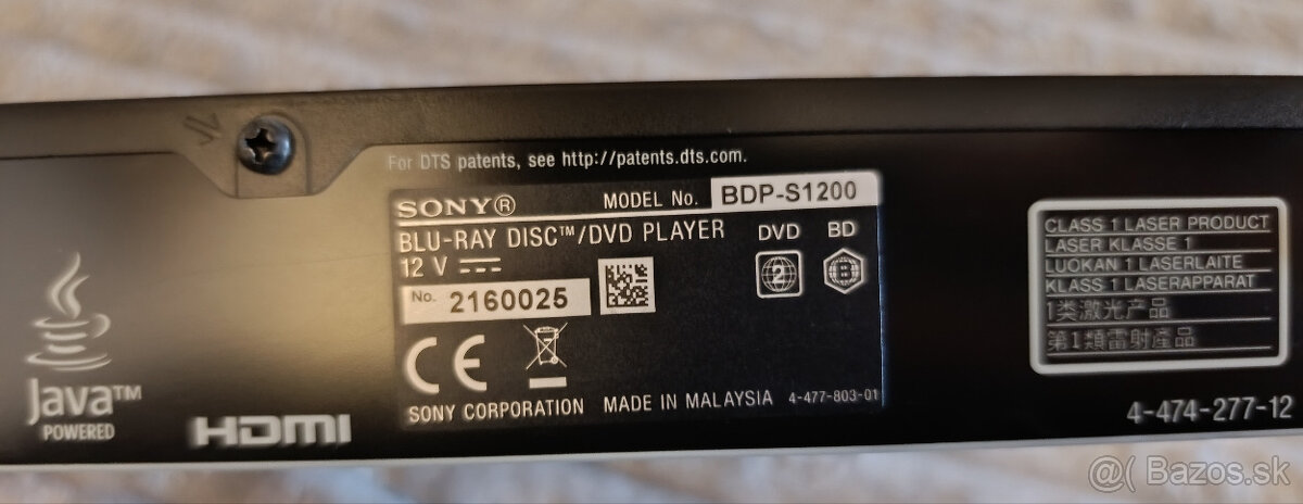Predám Sony BDP-S1200 - 4