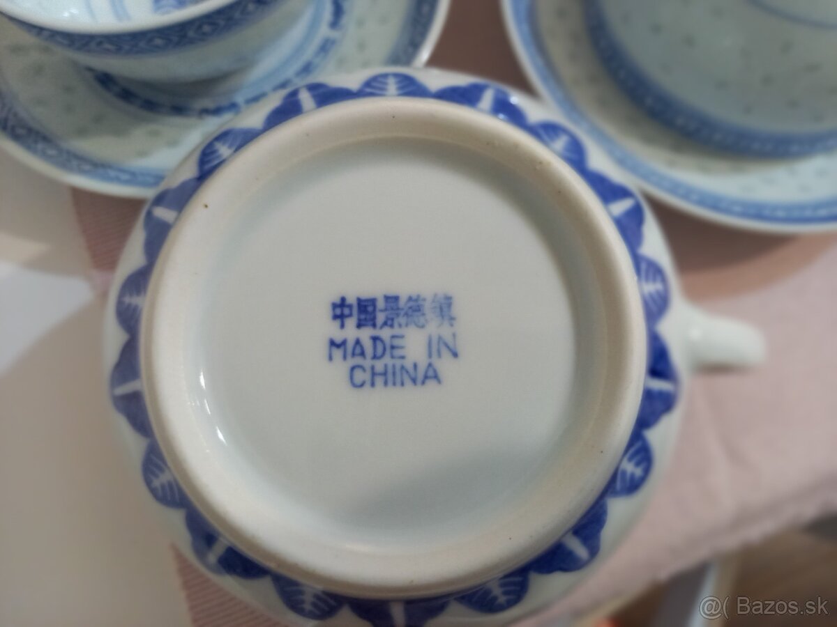 Čínsky ryžový porcelán na čaj - 4